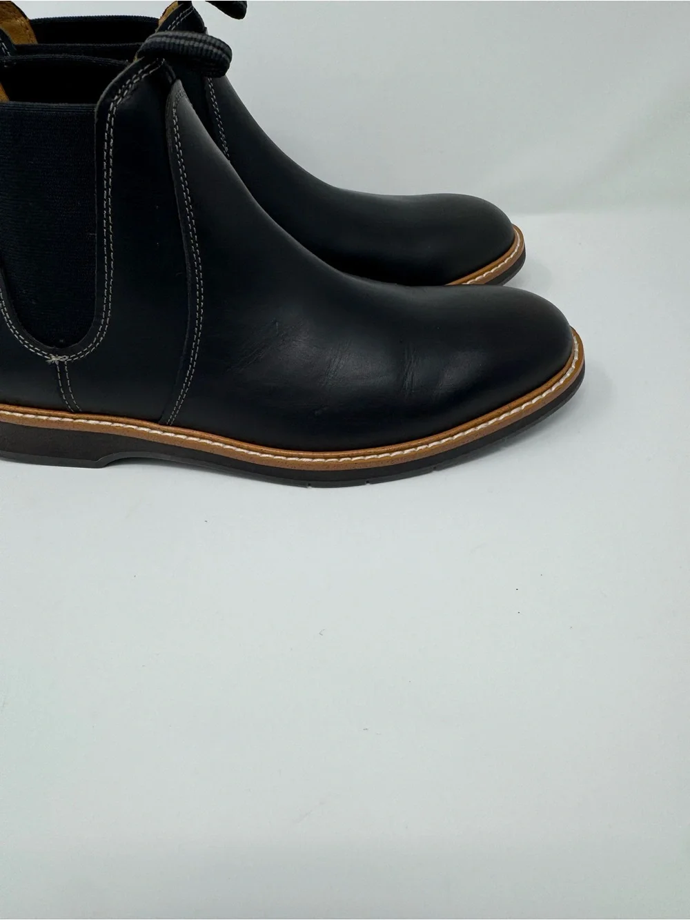 Cole Haan Kennedy Grand Black Leather Chelsea Boots Men's Size 8.5 M.